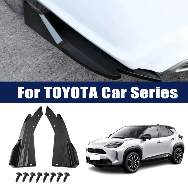 

Rear Bumper Lip Diffuser Splitter Canard Protector Front Spoiler Body Kit For Toyota Camry Corolla RAV4 Hilux Fortuner Yaris