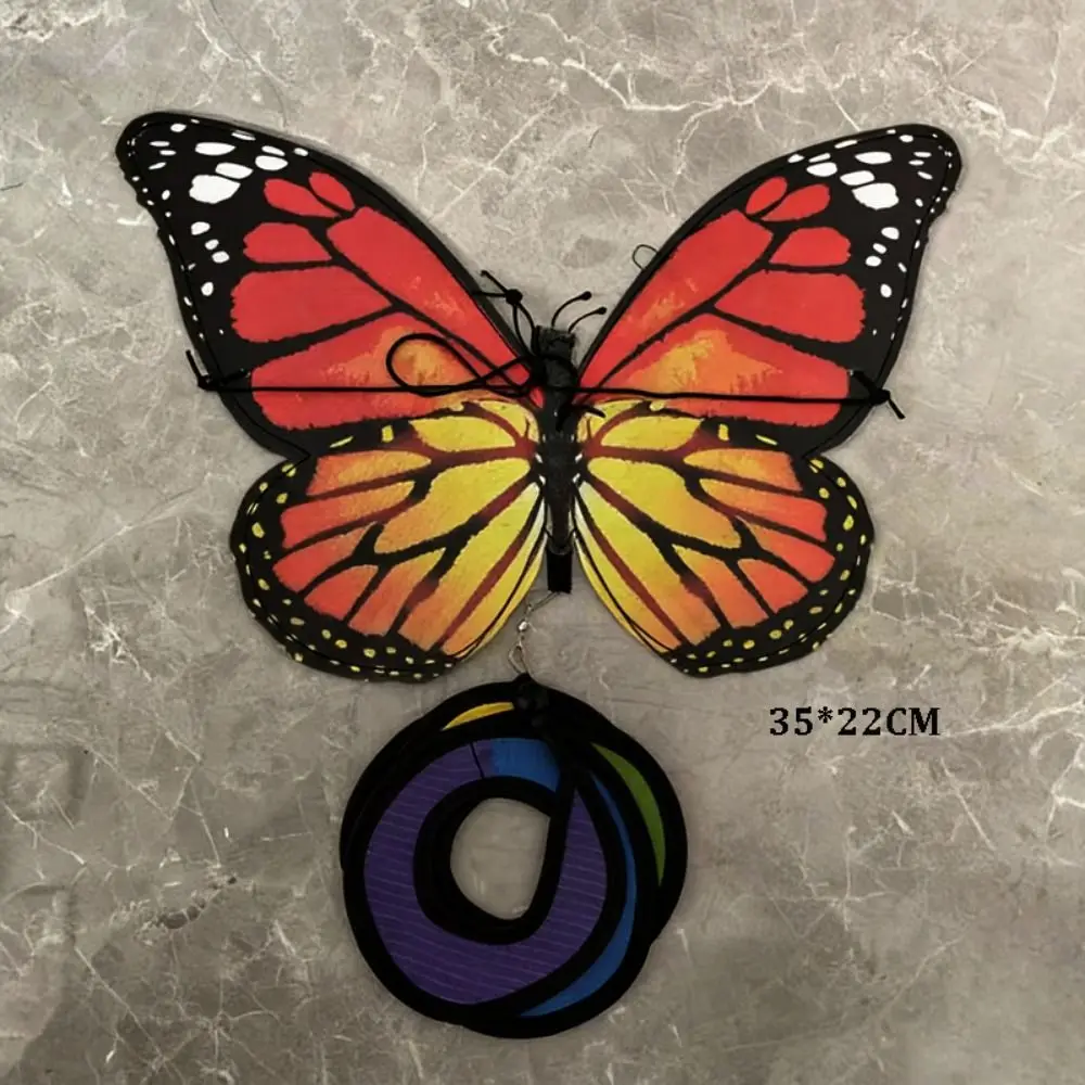 Colorful 3D Dimensional Windmill No Toxic Hanging Cloth&Plastic Wind Strip Ornament Rotate Windmill Part Outdoor Children's