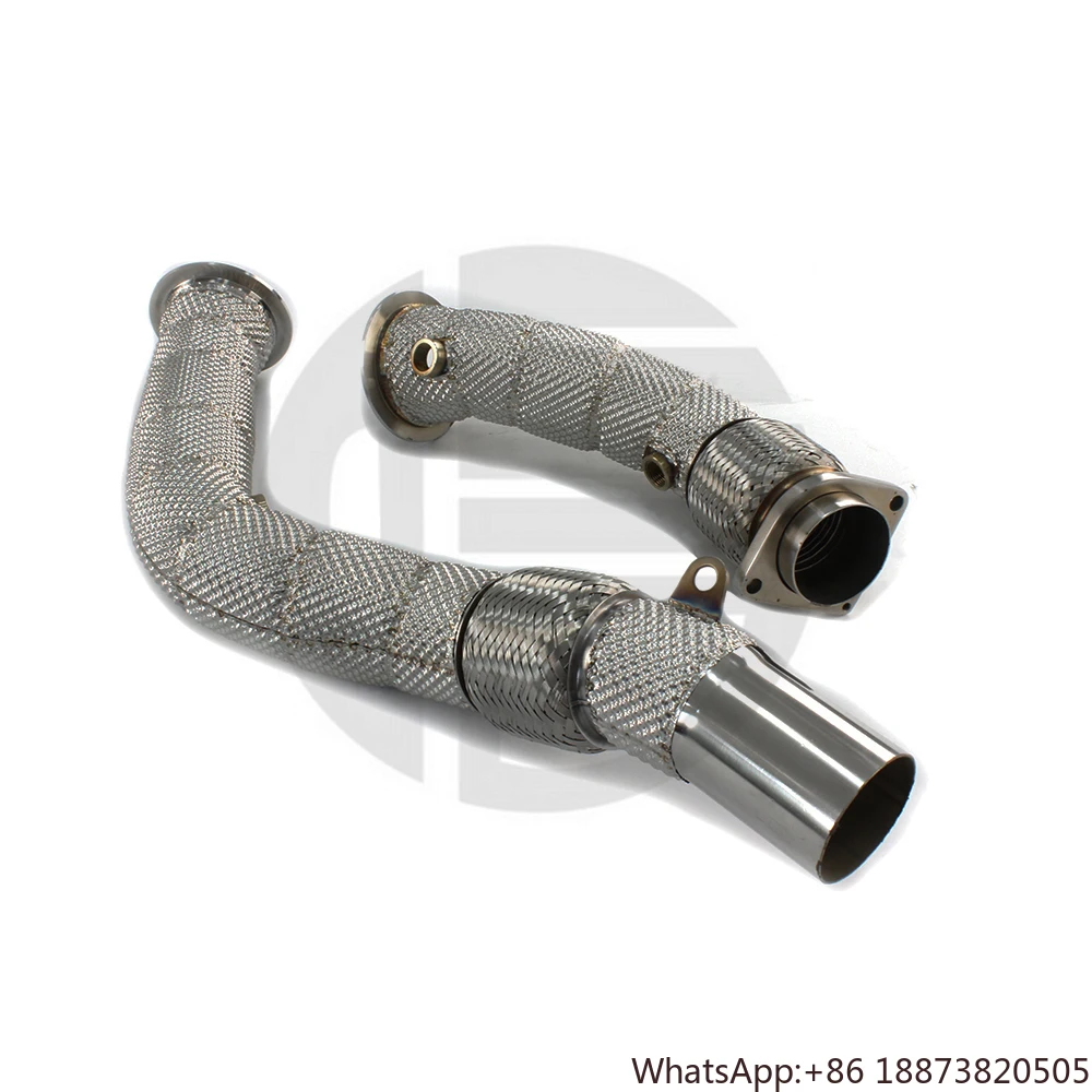 

Заводская водосточная труба на складе для BMW M2C/M2 Competition F87 3.0T 2023, автомобильная выхлопная труба из нержавеющей стали, готовая к отправке