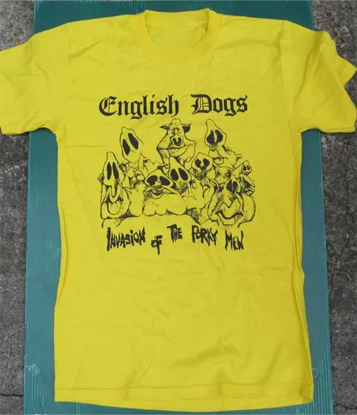 

ФУТБОЛКА VTG «ЯГЛИЙСКИЕ СОБАКИ», желтый размер S-2345XL, подарок для фанатов, рубашка AC3038