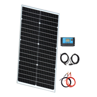 XINPUGUANG 50W Solar Panel Kit Complete 12V Power Portable Outdoor Rechargeable Solar Cell Solar Controller Camping Generator