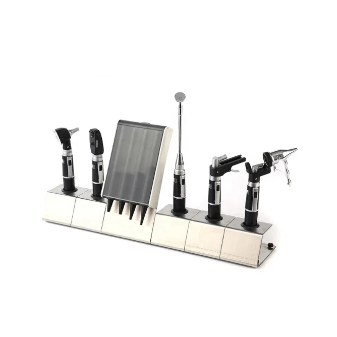 

Tabletop ENT diagnostic set 5 in 1 ophthalmoscope operating otoscope nasal speculum system odontoscope
