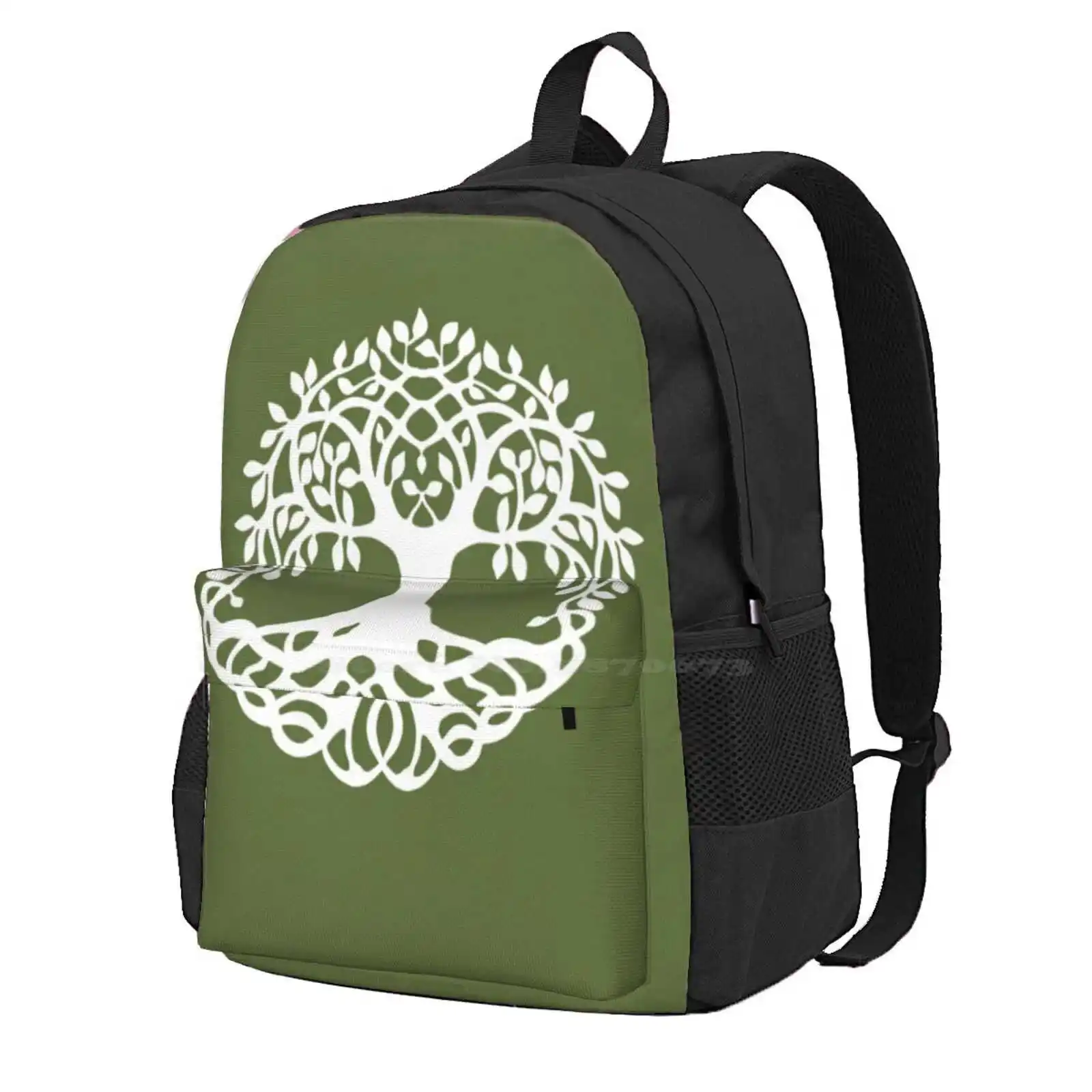 Yggdrasil Hot Sale Schoolbag Backpack Fashion Bags Yggdrasil Tree Of Life Nordic Mythology Edda Yew Ash Shaman Crow