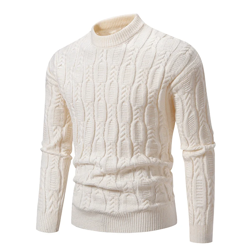 Autunno Inverno Uomo O-Collo Maglione lavorato a maglia Moda Vitalità giovanile Maglieria Pullover Uomo Caldo Casual Coppia Pullover Maglioni
