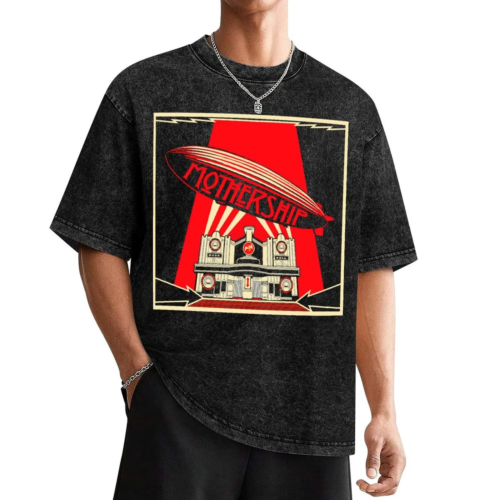 

Classic Zeppelin Mothership T-Shirt T-Shirt sublime affliction shirts graphics designer t shirt men
