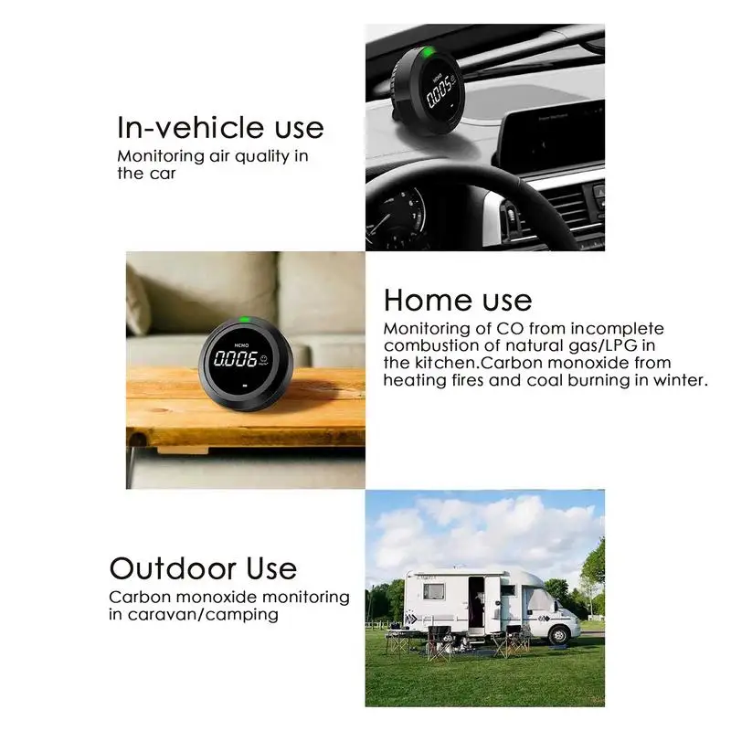 Детектор монооксида углерода со звуковой сигнализацией