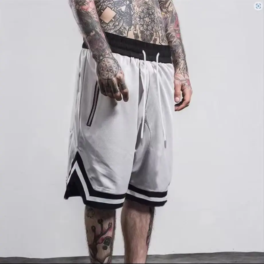 Summer Running Basketball Shorts Men High Quality Elastic Waist Shorts Multicolor Sport Clothes Training Shorts Adult Streetwear