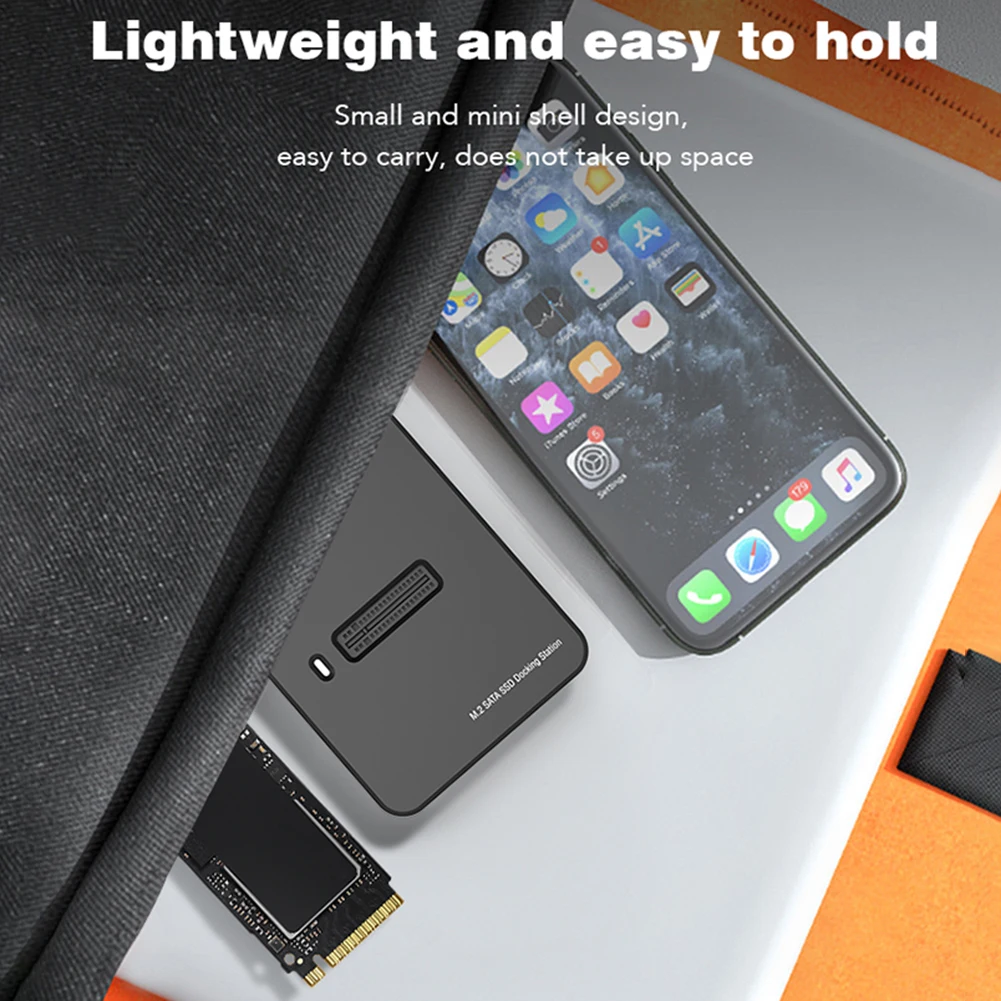 M.2 NVME خارجي SSD حاوية القرص الصلب 10G القراءة عبر الإنترنت سرعة الكتابة SSD لمحطة إرساء M.2 NVME SD #5