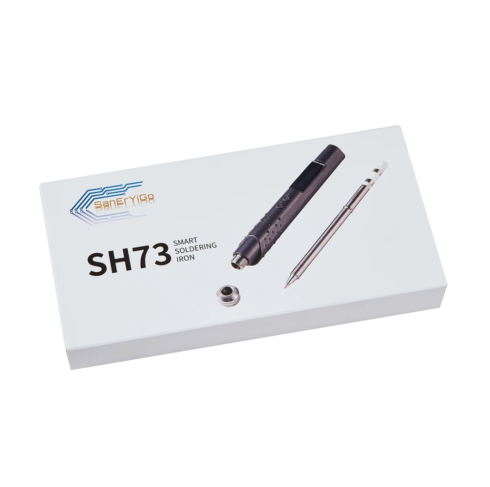 SH73 OLED 65W 12-24V 100-400℃ Adjustable Soldering Iron Station DC5525 SH-K SH-KU SH-D24 SH-BC2 SH-C4 SH-I iron Tips Set of Tool