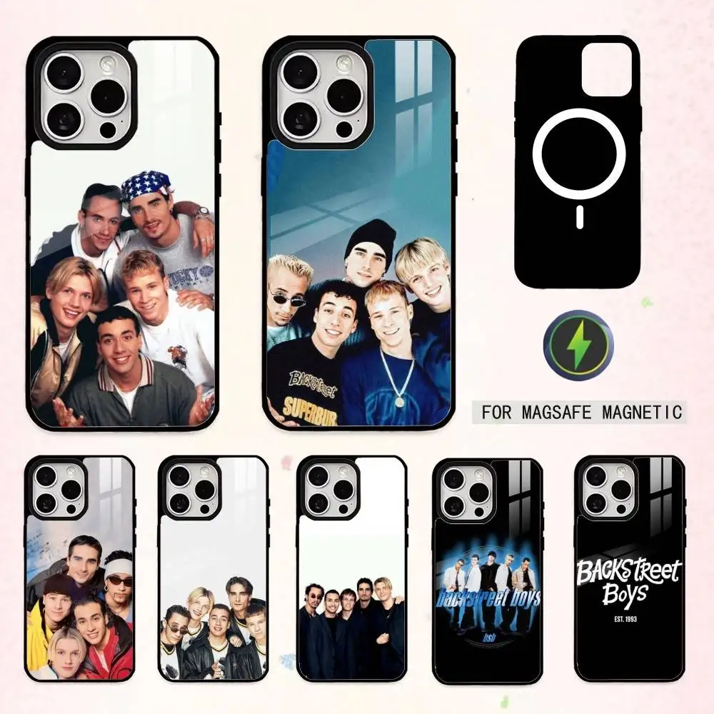 

B-Backstreet B-Boys BSB Phone Case For iPhone17,16,15,14,13,12,11 Plus,Pro Max Magnetic For Magsafe Wireless Charging