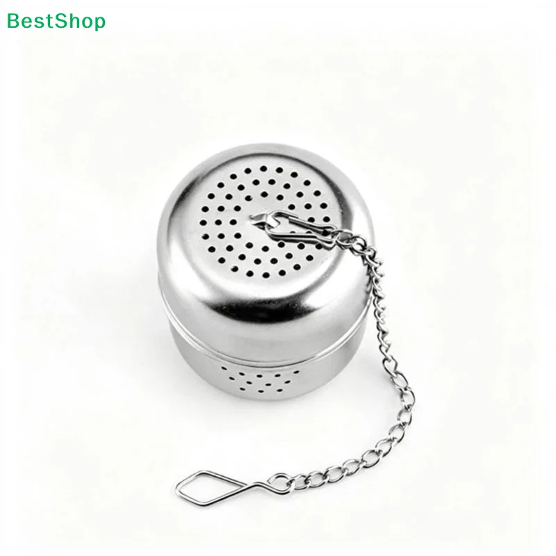 Tea Infuser Tea Filter Cylindrical Shape Fine Mesh Tea Infusers For Loose Tea Retractable Chain Design Tea Strainers For Loose
