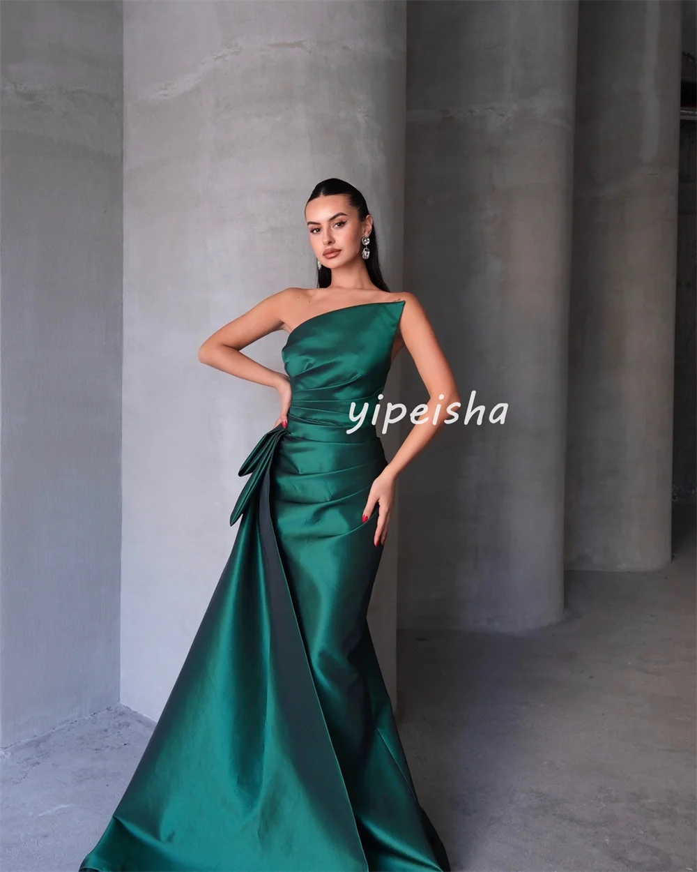 Strapless Mermaid Party Dresses - close-up view