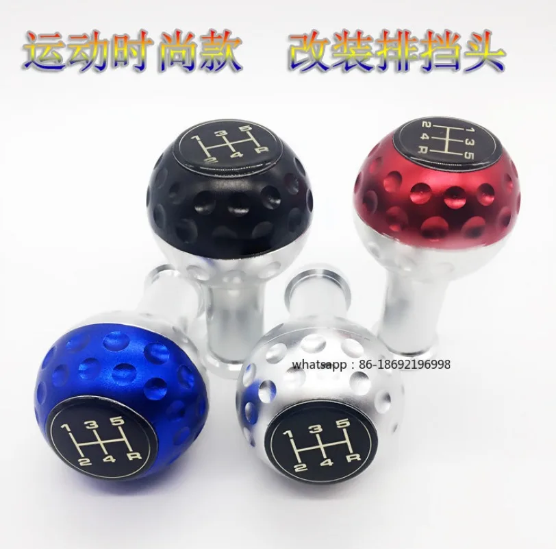 

Ручка рычага переключения передач для тюнинга автомобиля, универсальная, из алюминиевого сплава, металлическая, 5-я передача