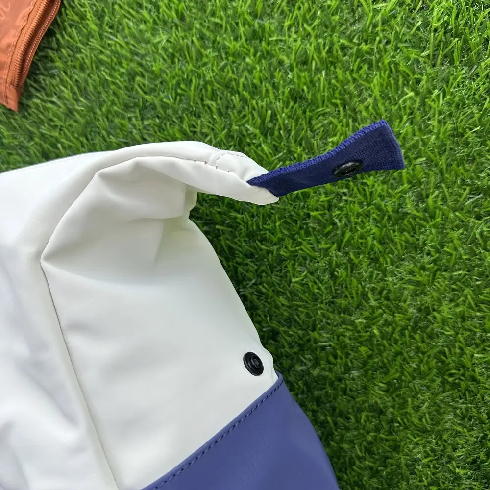 Wilson 2023 Navy 4-6pcs Tennis Racket Bag Super Tour Nylon Large Tennis Bag for 5 Racquets With Two Compartment