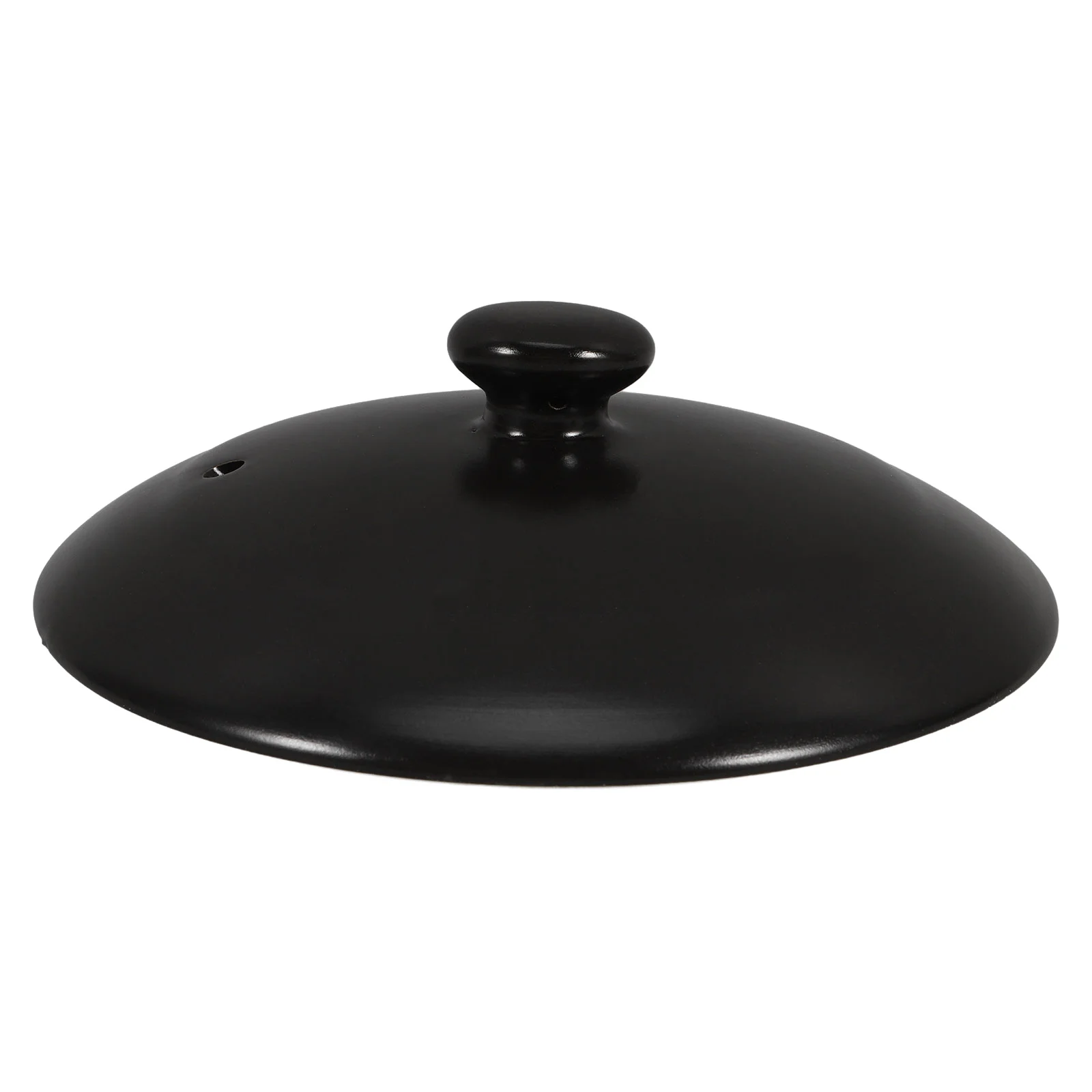 

Black Clay Stew Pot Lid Round Ceramic Cover Easy Clean Pot Lid Cooking Soup Kitchen Use Stockpot Cover Ceramic Lids