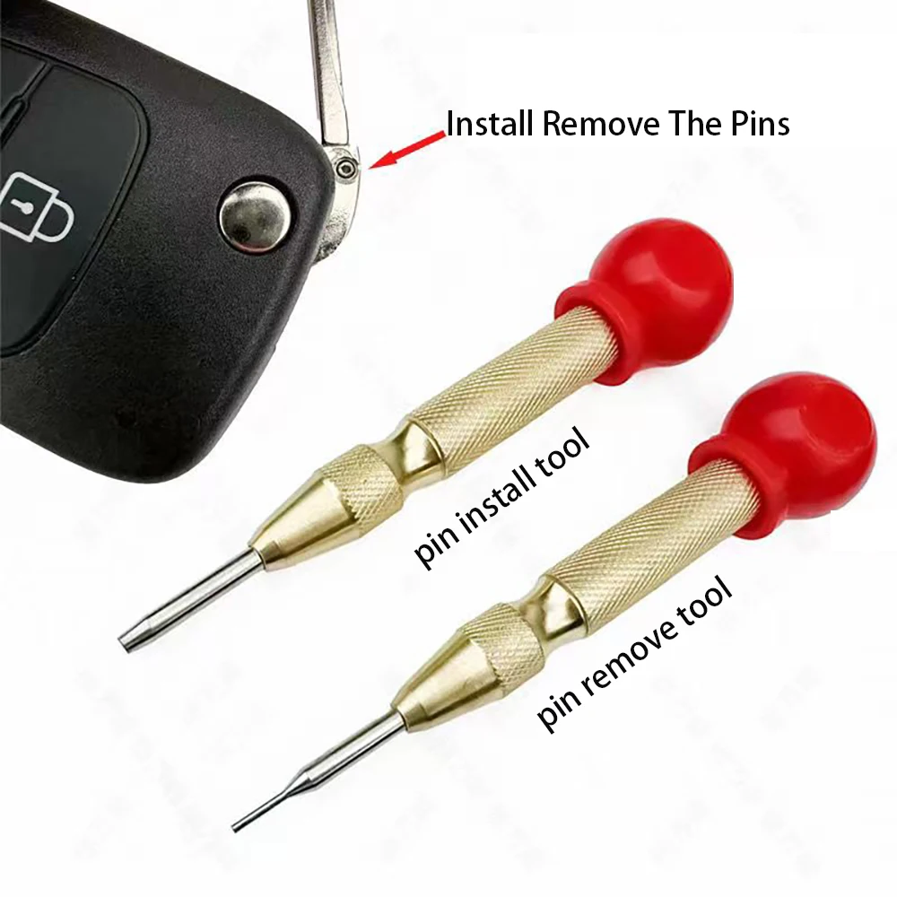 Car Key Remove Pin Tool Key Blade Remover for KEYDIY Xhorse Folding Car Key Locksmith Multiple Pin Fix Disassembly Tool