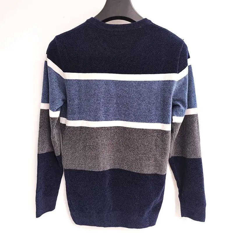 سترة رجالية محبوكة مستديرة من Faionable مزهّرة بشرابة عالية الجودة كاجوال شتوية طويلة Sve أساسية Sle