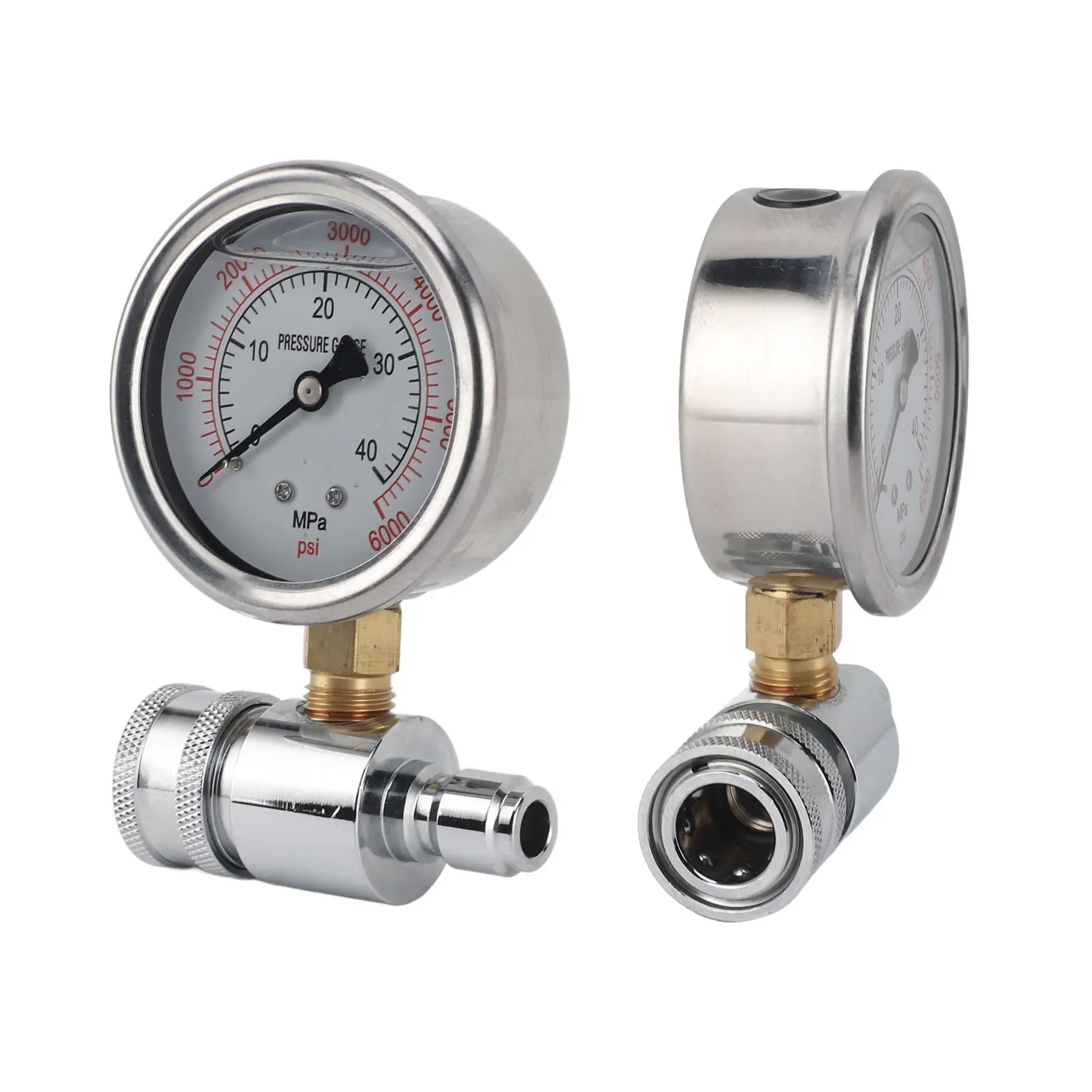 

Pressure Washer Parts Accessories Pressure Washer Gauge 6000psi High Pressure 3/8in Quick Connect Parts Accessories