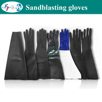 Sandblasting Gloves Wear-resistant and Non-slip Gloves Acid and Alkali Resistant Sandblasting Labor Protection Gloves