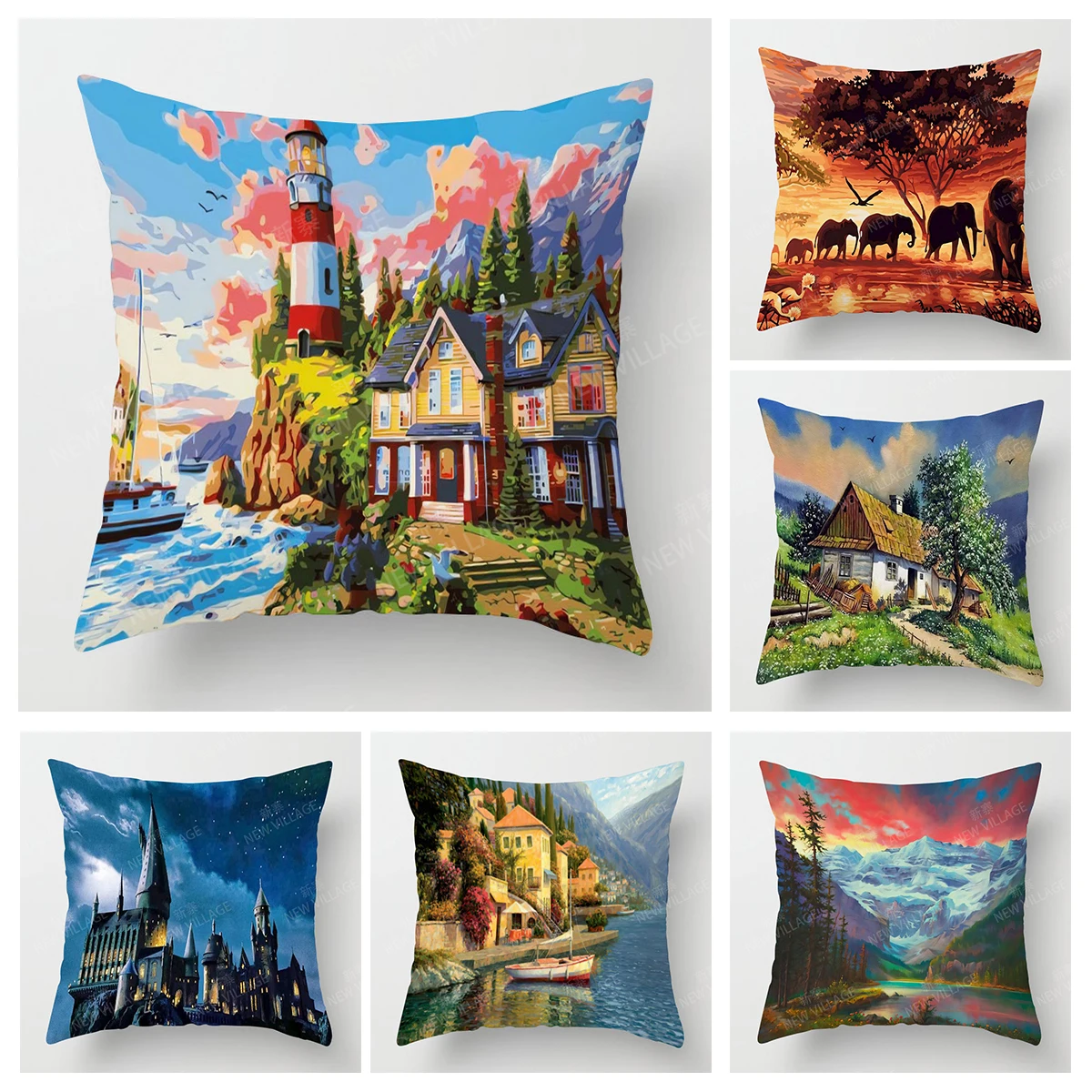 Home living room decoration cushion covers short plush throw pillow cover45*45 pillowcase 40x40cm 50x50 45x45