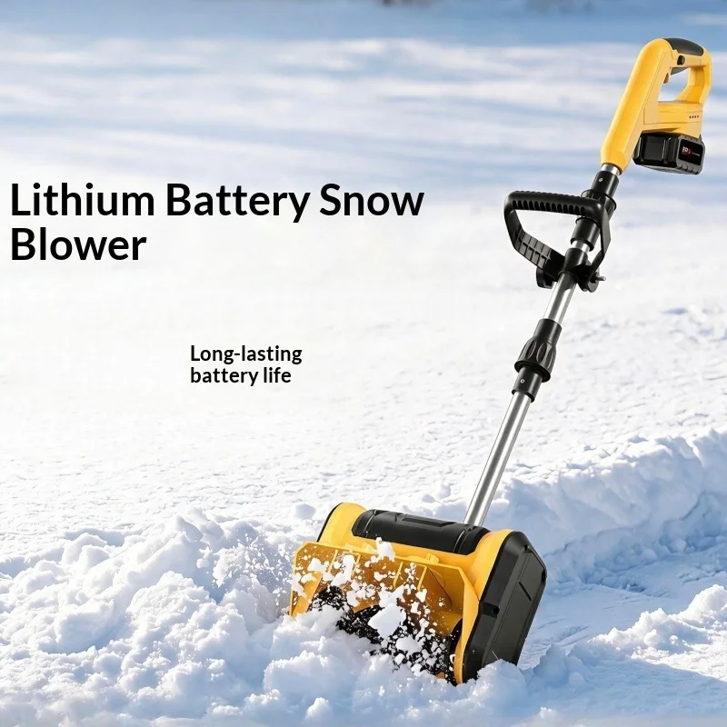 lithium-ion-snow-sweeper-for-home-use-doorstep-yard-portable-cleaning-road-hand-pushed-snow-throwing-and-removal-machine
