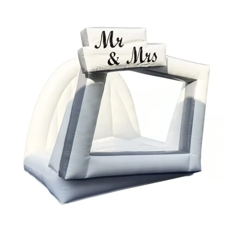 Inflatable Wedding Bodyguard Inflatable Photo Booth with Jumping Bed Wedding Party