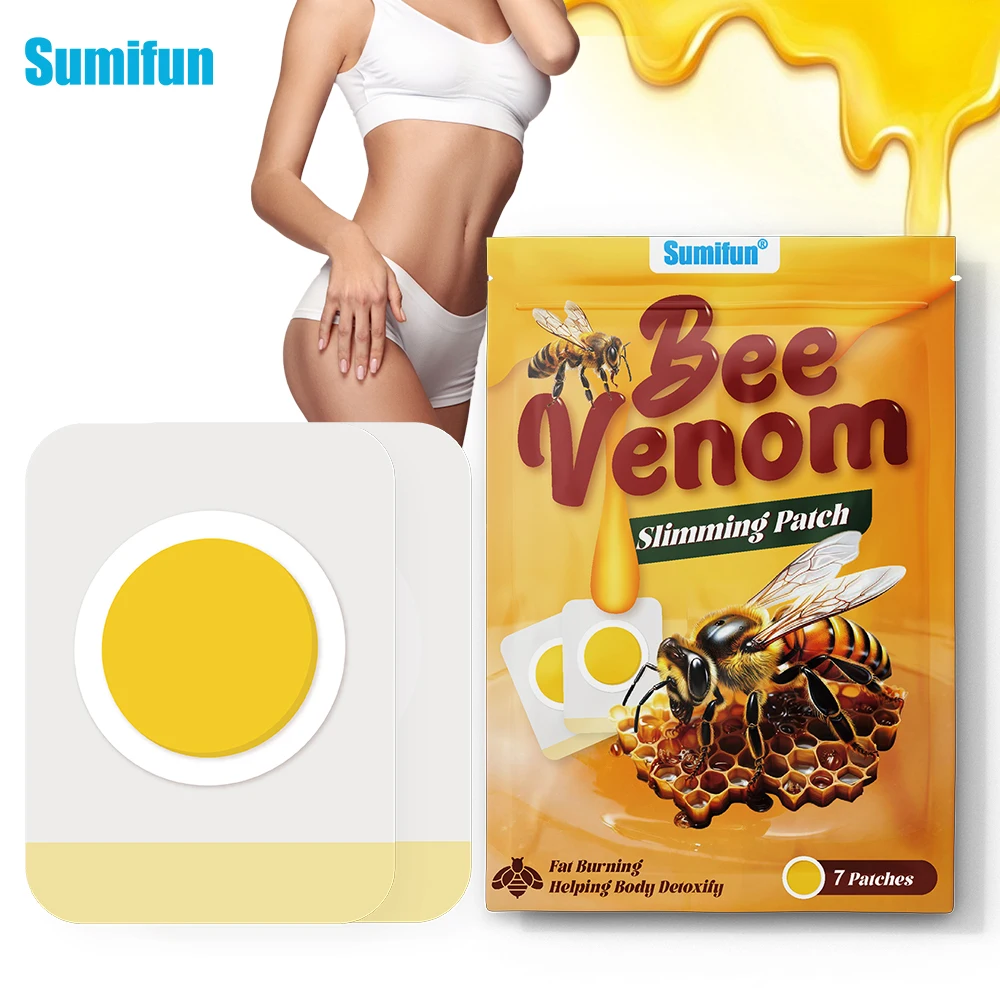 

7/21/35/70Pcs Sumifun Bee Venom Slimming Patch Lose Weight Leg Fat Burning Sticker Belly Thigh Arm Cellulite Removal Plaster