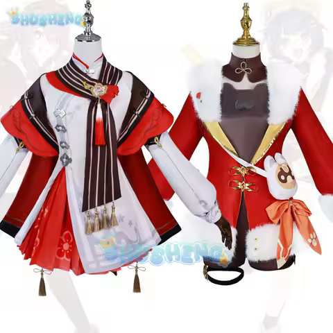 Game Genshin Impact Hu Tao Xiangling Cosplay Costume Sea Lantern Festival Uniform Halloween Carnival Party Play Role Clothing