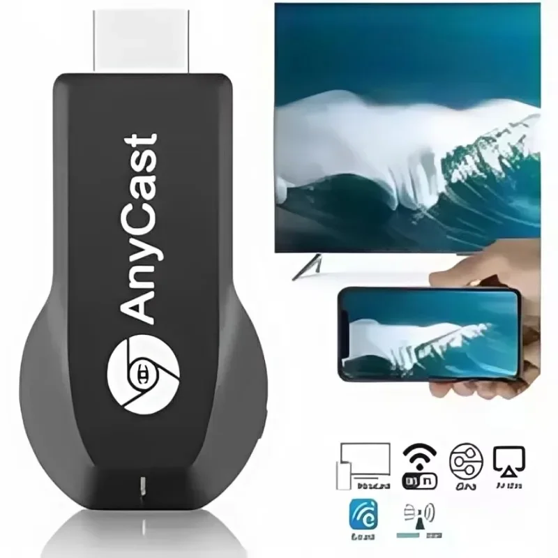 M2 Plus WiFi Display TV Stick 1080P Wireless Screen Mirroring Dongle Anycast Airplay Miracast DLNA for Smartphone