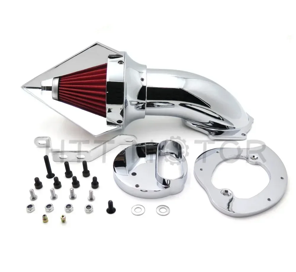 

Spike Air Intake Cleaner Filter For Yamaha V-Star 1100 Drag-star XVS1100 1999-2012 CHROME Motorcycle Parts