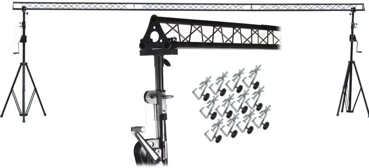 Crank Up Triangle Light Truss System Pro Audio Lighting Stage Platform Hardware Package,Portable Music Equipment Mount Gear