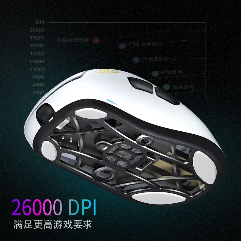 Lamzu Thorn 52g Wireless/wired 2.4g Dual Mode Lightweight Esports Mouse 26000dpi