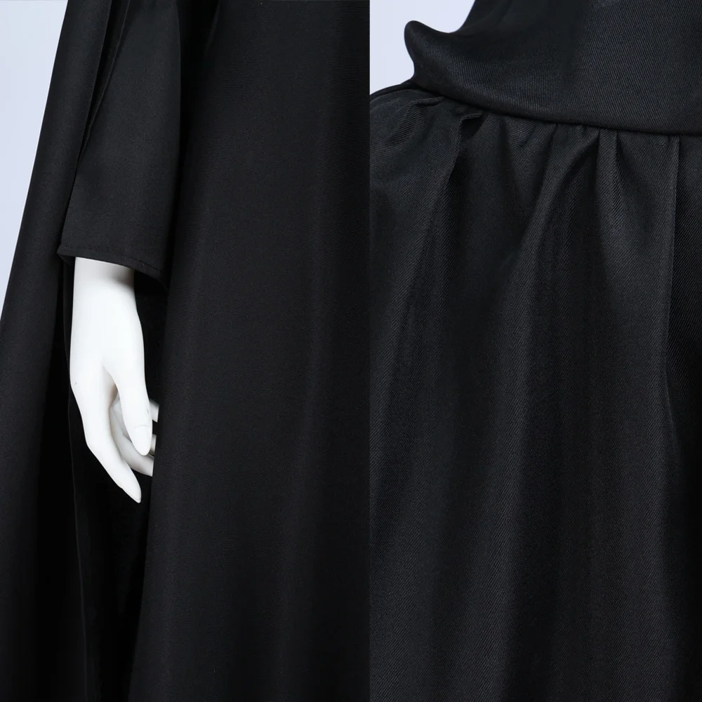 مجموعة كاملة من أزياء بلاك ري التأثيرية للنساء البالغات مع عباءة وسراويل فستان وورز 9 أزياء حفلات الهالوين للنساء