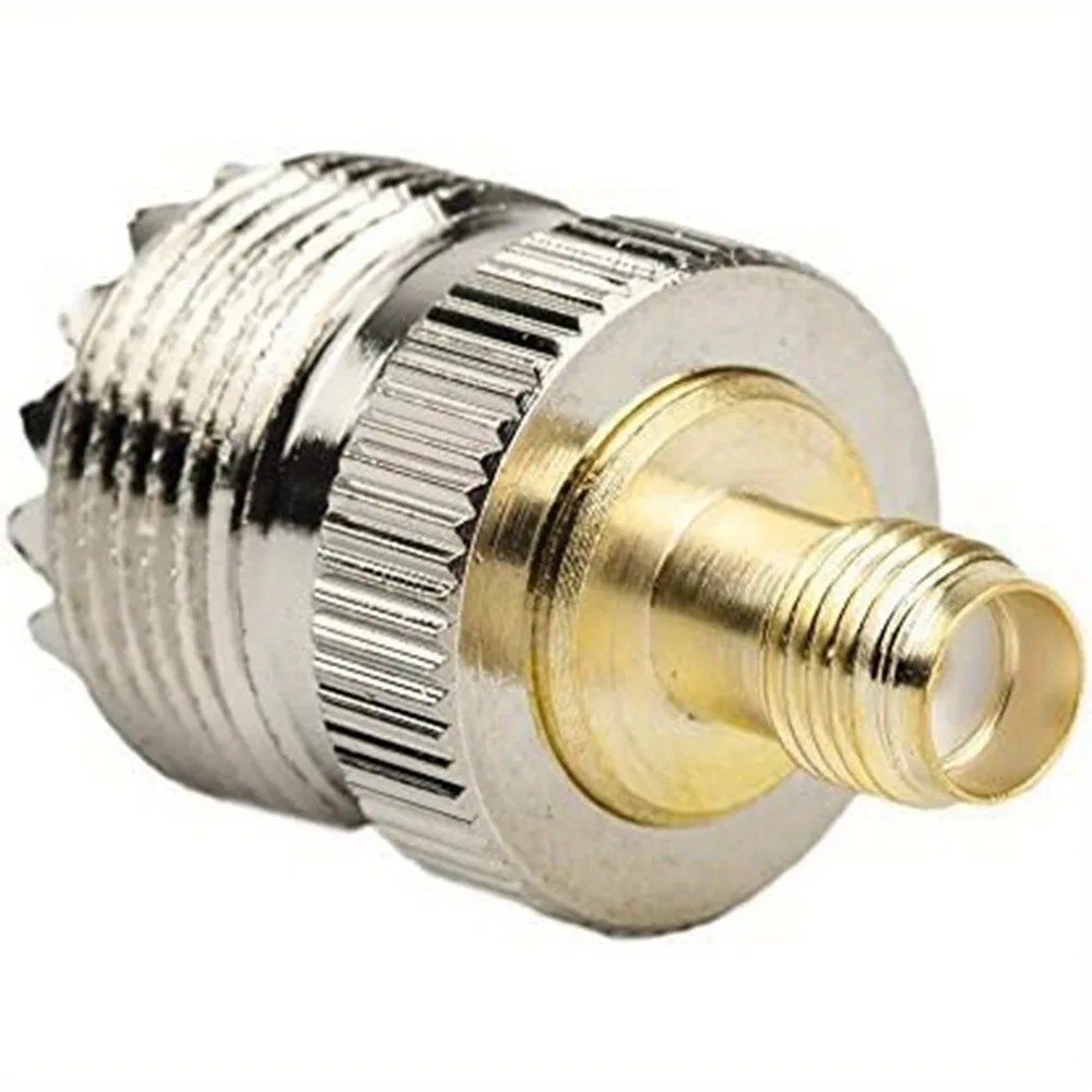 Adaptador coaxial RF SMA hembra a UHF hembra con conector SO-239, accesorios de adaptador de hardware, 2 unids/set