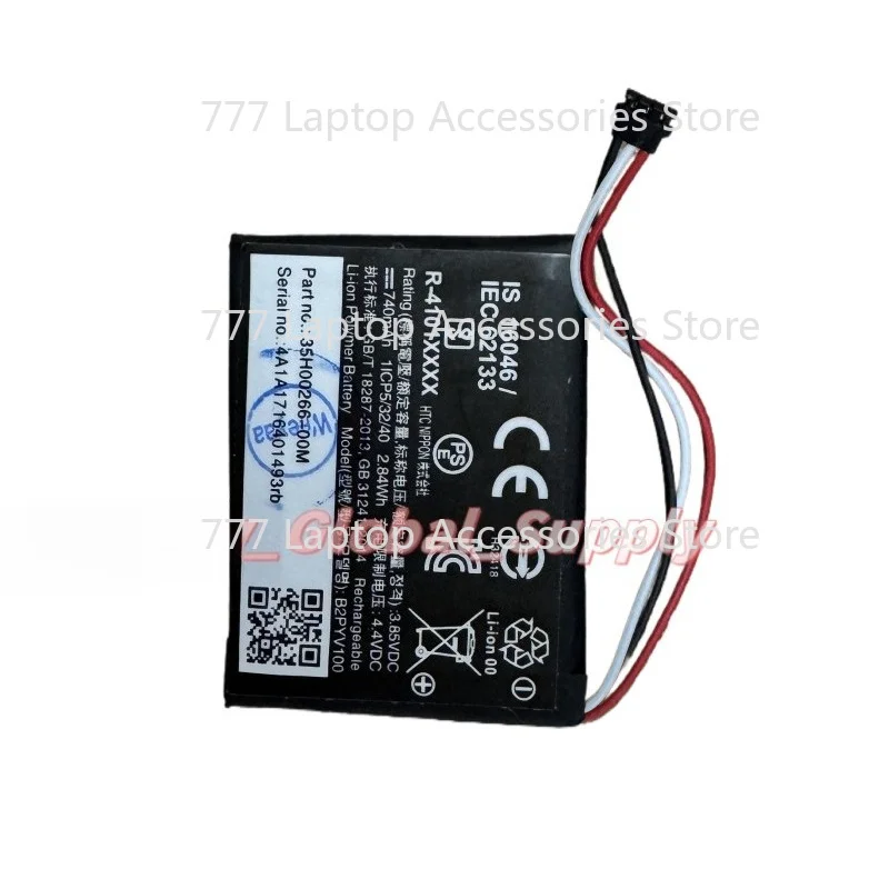 XX**  2pcs For B2PYV100 HTC Vive Tracker Rechargeable Battery 3.85V 740mAh High Quality NEW