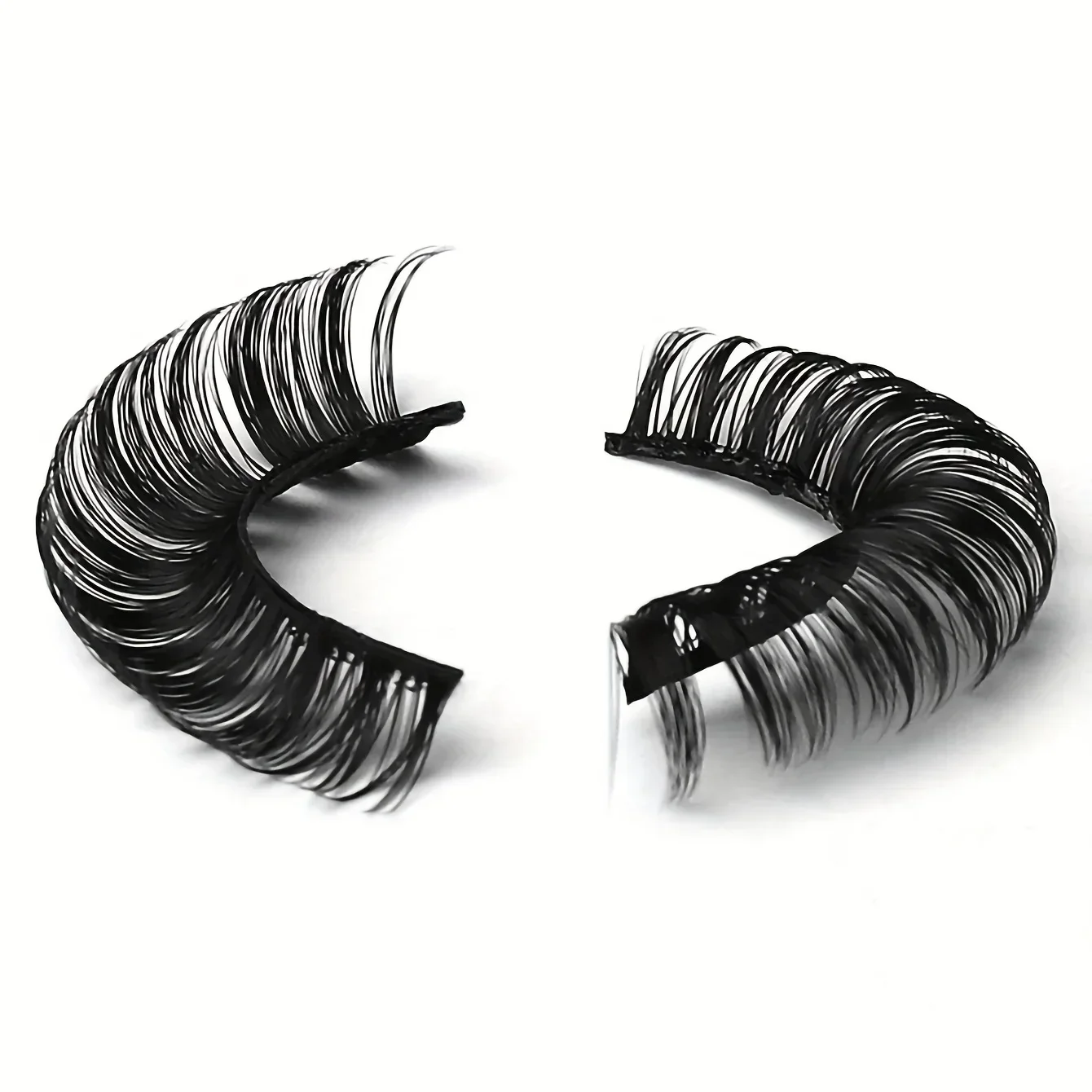 Wispy Fluffy Faux Mink DD Curl Russian Lashes 10 Pairs Strip False Eyelashes Everyday & Special Occasion Eye Looks