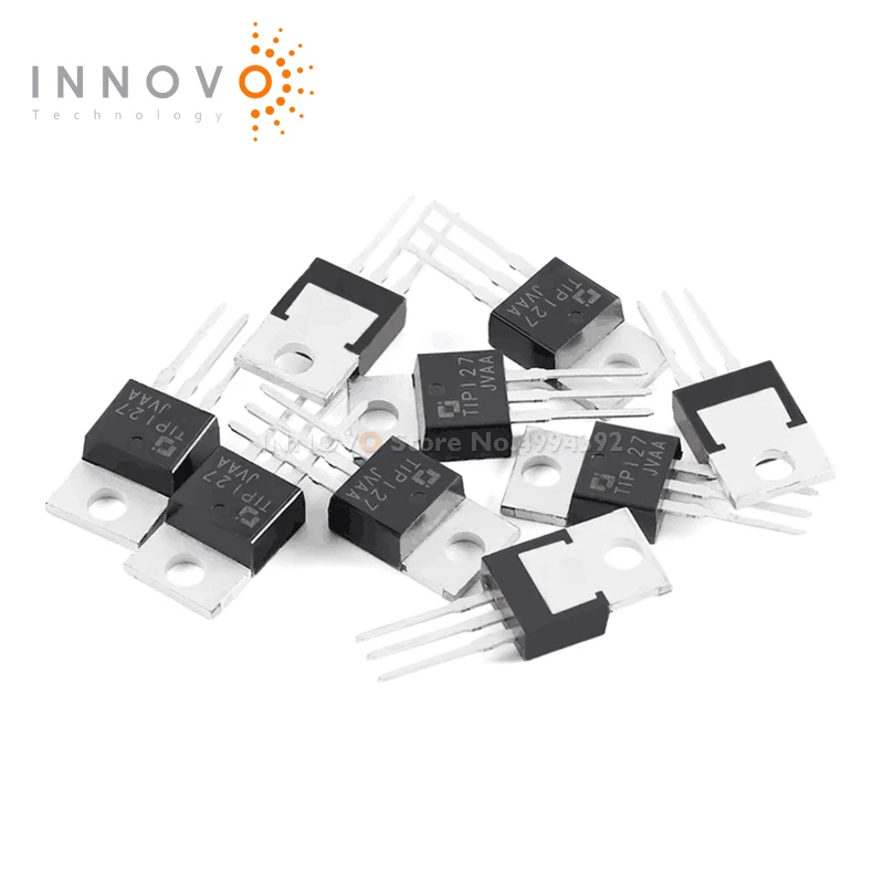 10pcs/lot TIP127 IP127 TRANS PNP DARL 100V 5A TO-220 New original