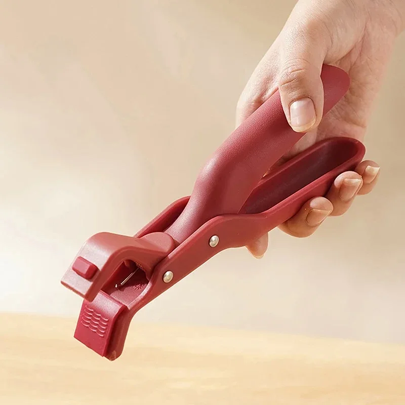 Silicone Anti-Scald Clip Kitchen  Dish Lifter Bowl Plate Anti-Hot Gadget Safe Grip The Handy Hot Dish Holder Cooking Accessories
