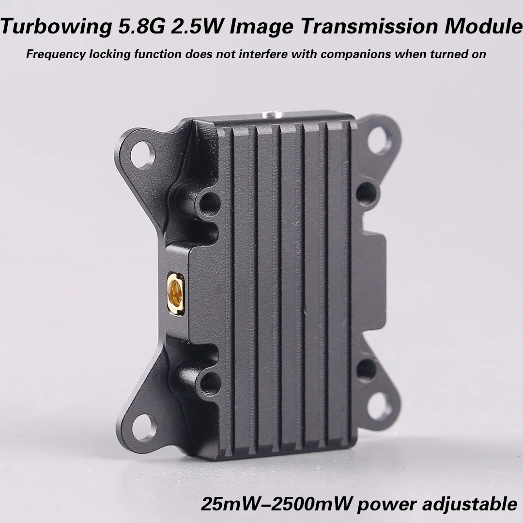 

Модуль передачи изображения Turbowing 5.8G 2.5W высокой мощности VT5804 для FPV-дронов и самолетов с фиксированным крылом для дальних полетов