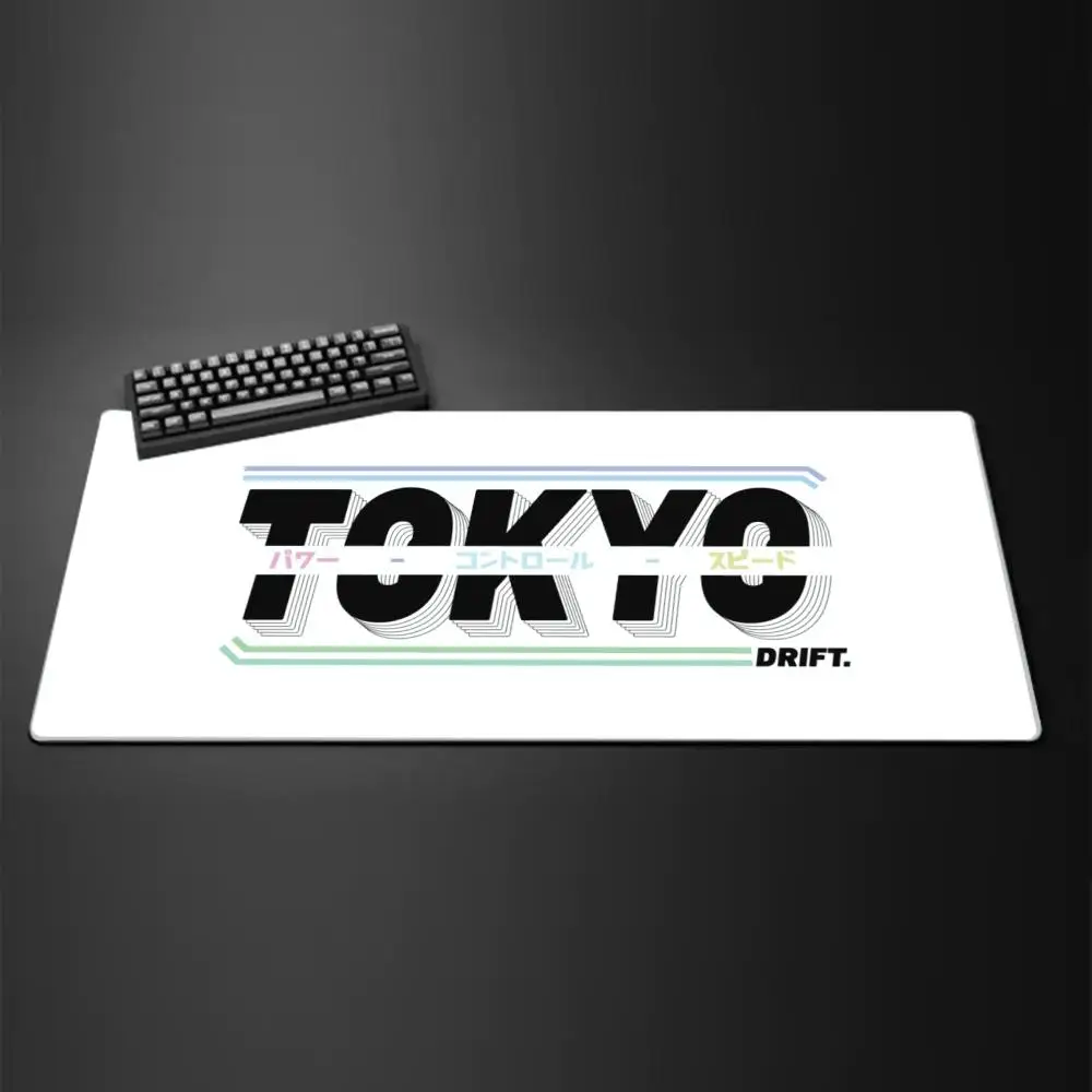 Tokyo Drift Mouse Pad Multi-Size non-slip Gaming mouse pad Gamer E-Sports Mouse Mat Game Mechanical Keyboard XXL Desk Mat