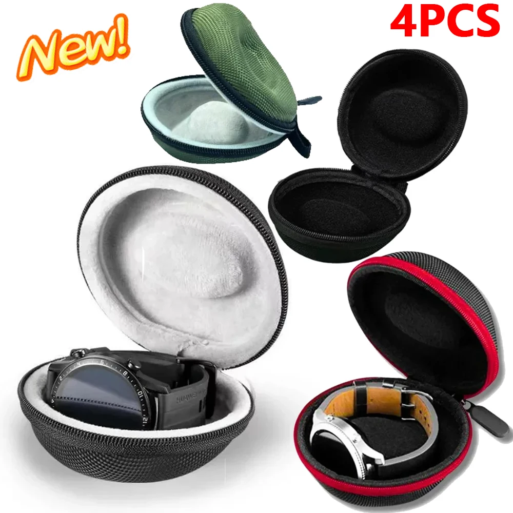 HOT 1Pc Travel Case Portable Storage Box For Single Watch Shock And Impact-resistant For Wristwatches Smart Watches