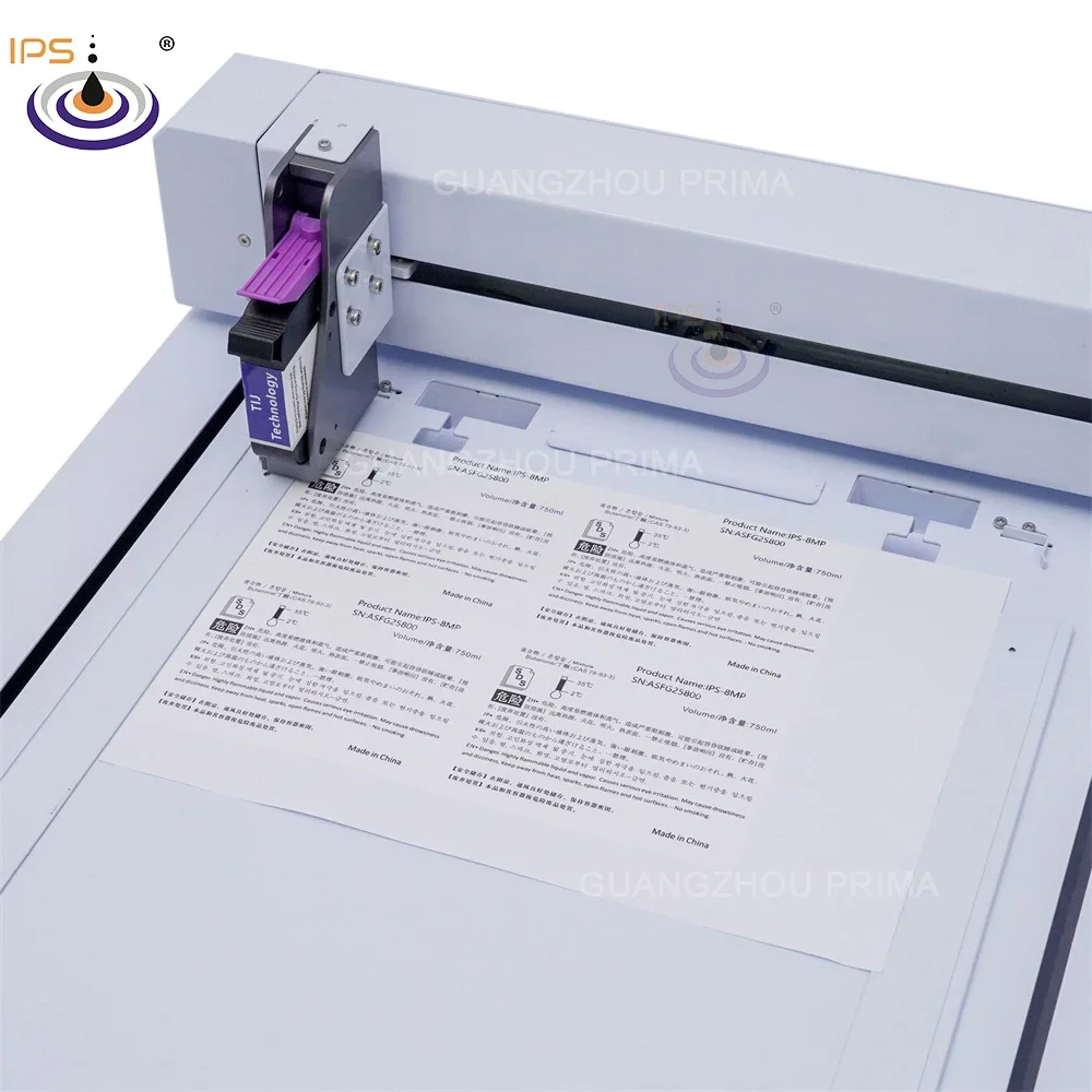 Easy operation Integrate12.7mm Thermal  Inkjet Printer Machine Portfolio document barcode EXP MFG Date