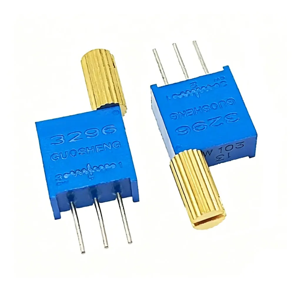 5PCS 3296W Potentiometer Adjustable Multi-Turn Long Shaft Handle 100R 200R W103 W104 W503 1K 2K 5K 10K 20K 50K 100K 200K 500K 1M
