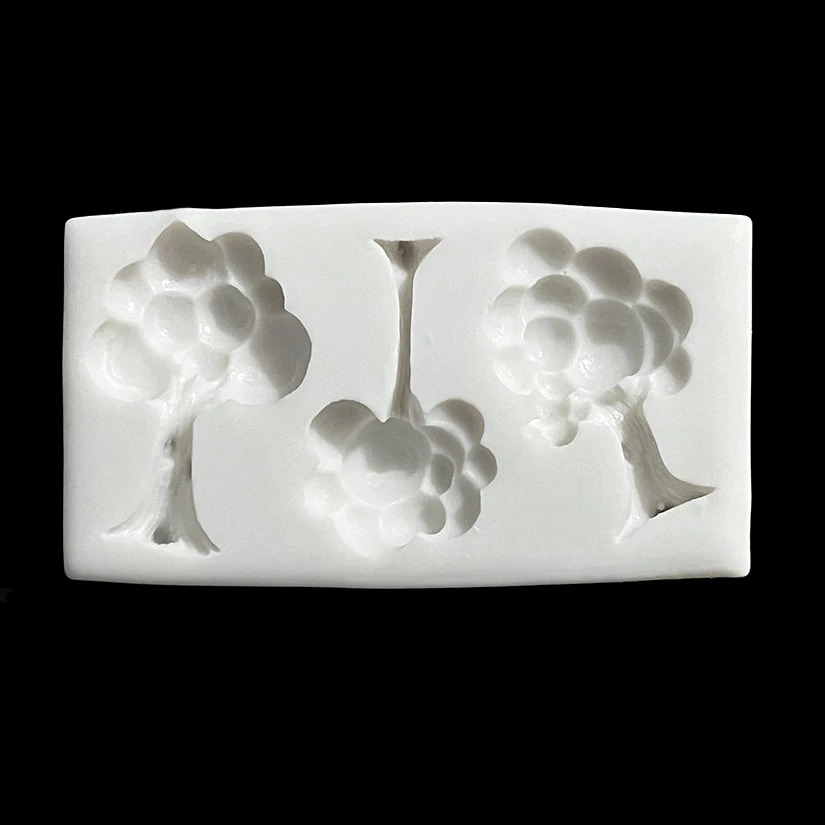 Tree Silicone Mold Fondant Chocolate Sugarcraft Mold Cake Decorating Tools Baking Accessories