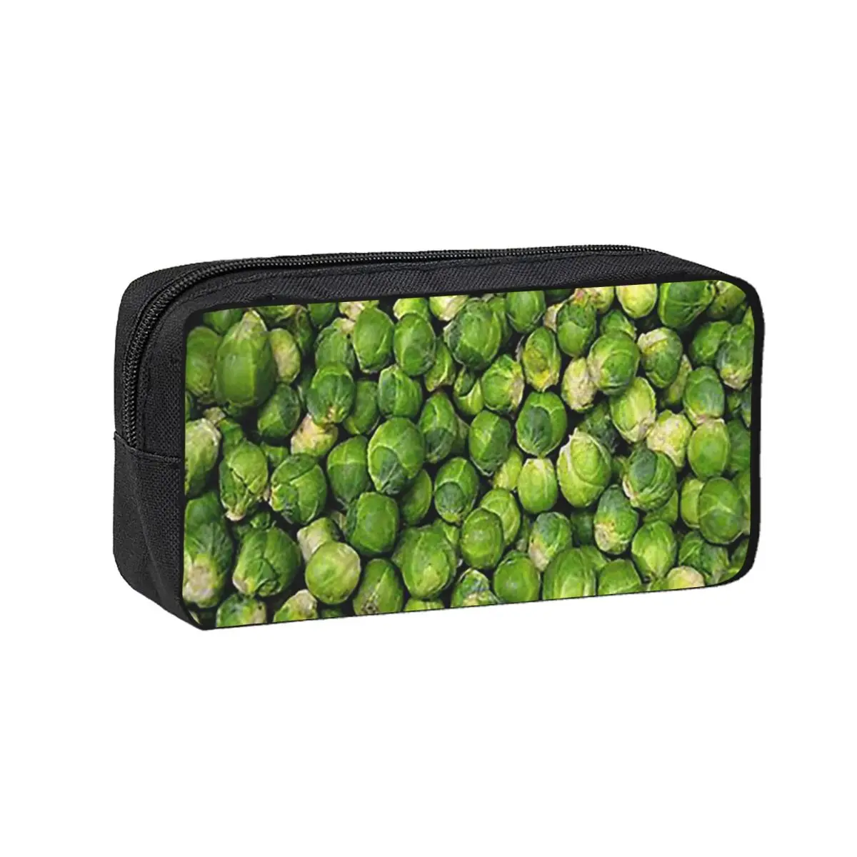 Brussels Sprouts Neuartige Federmäppchen für Schüler, Schule, Stiftbox, Bleistiftbeutel, großes Fassungsvermögen, Stifthalter