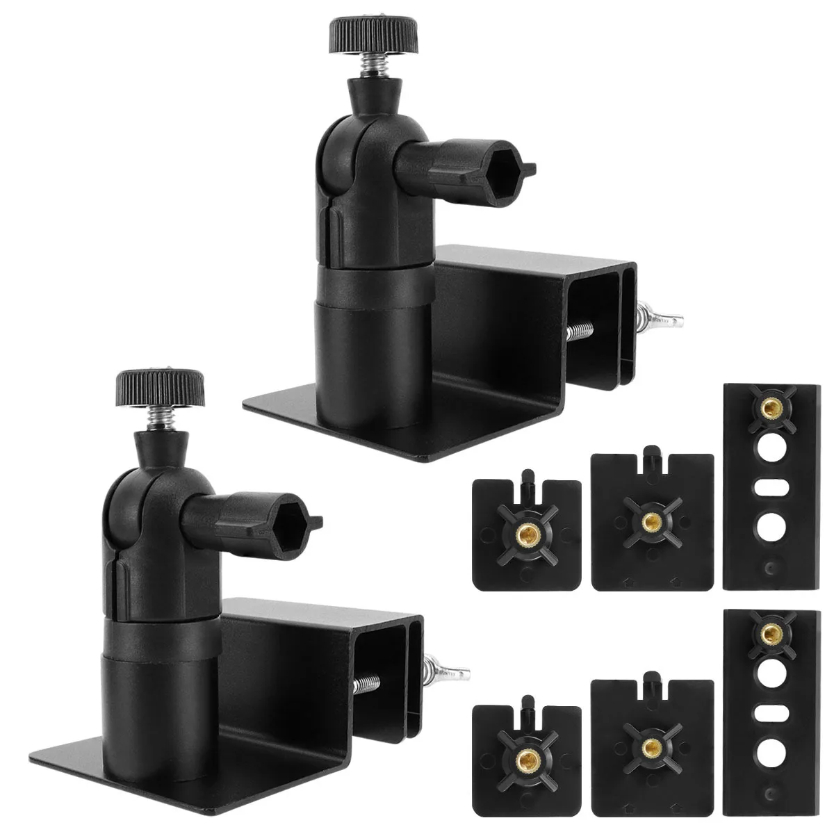 2 pcs Stainless Steel Solar Panel Mount Bracket for Arlo For Eufycam For Ring Cameras 7.2 6 8.6 cm Weather Resistant Bracket