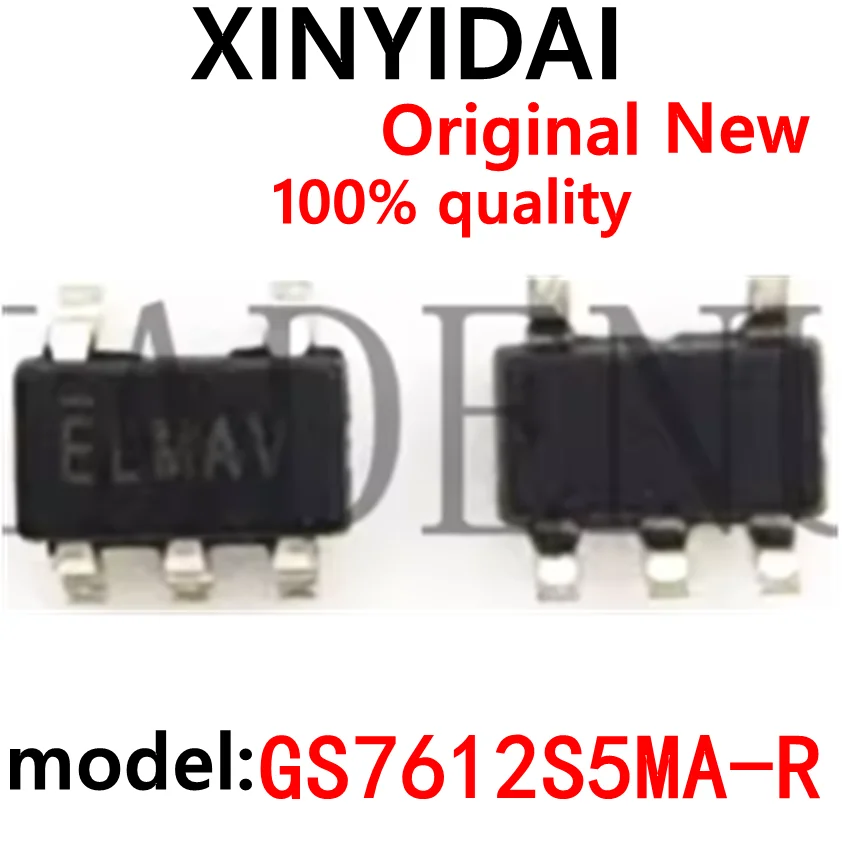 

(5pcs)100% original New U617 GS7612S5MA-R GS7612S5 ELMNC ELMNC ELM Chipset