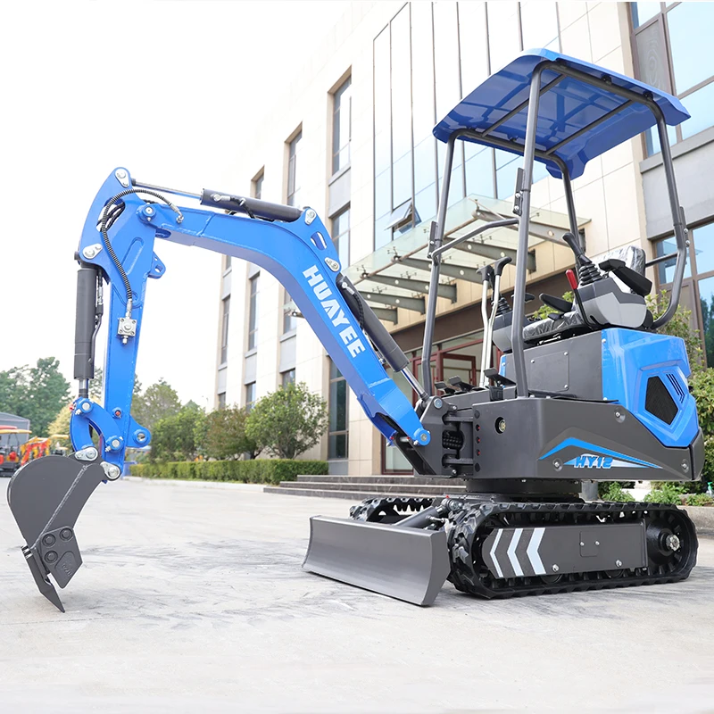 EPA EURO 5 Farm 1 Ton Excavators Mini Digger HUAYEE Factory Customize Small Excavator High Efficiency Mini Excavator Escavatore