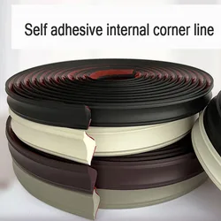 5M Self-adhesive Decorative Strip Wall Corner Trimming Strip Home Decoration Top Corner Beautiful Edge Line