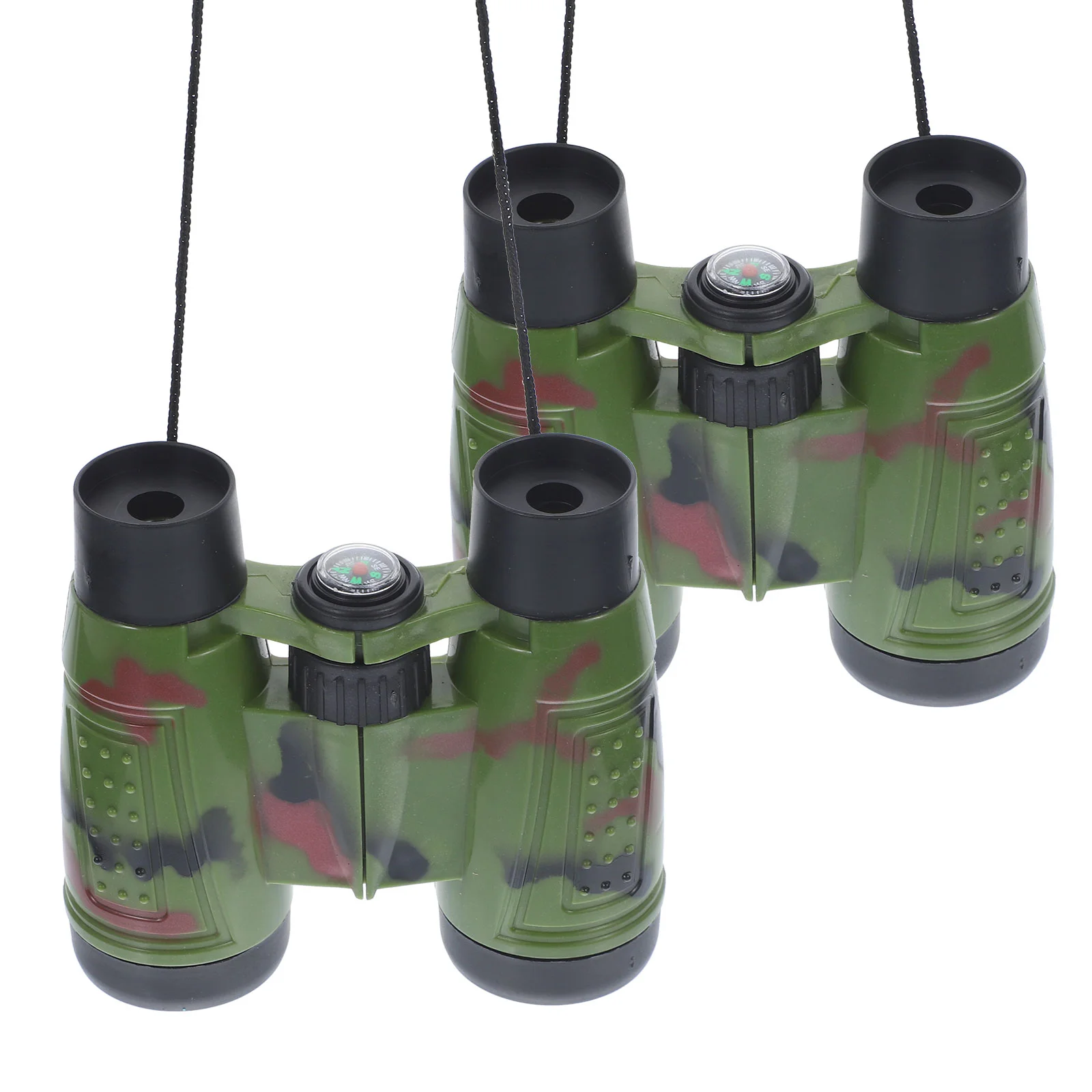 

2 Pcs Camouflage Telescope Toy for Kids Portable Lovely Multi Function Small Outdoor Safe Use Fine Workmanship